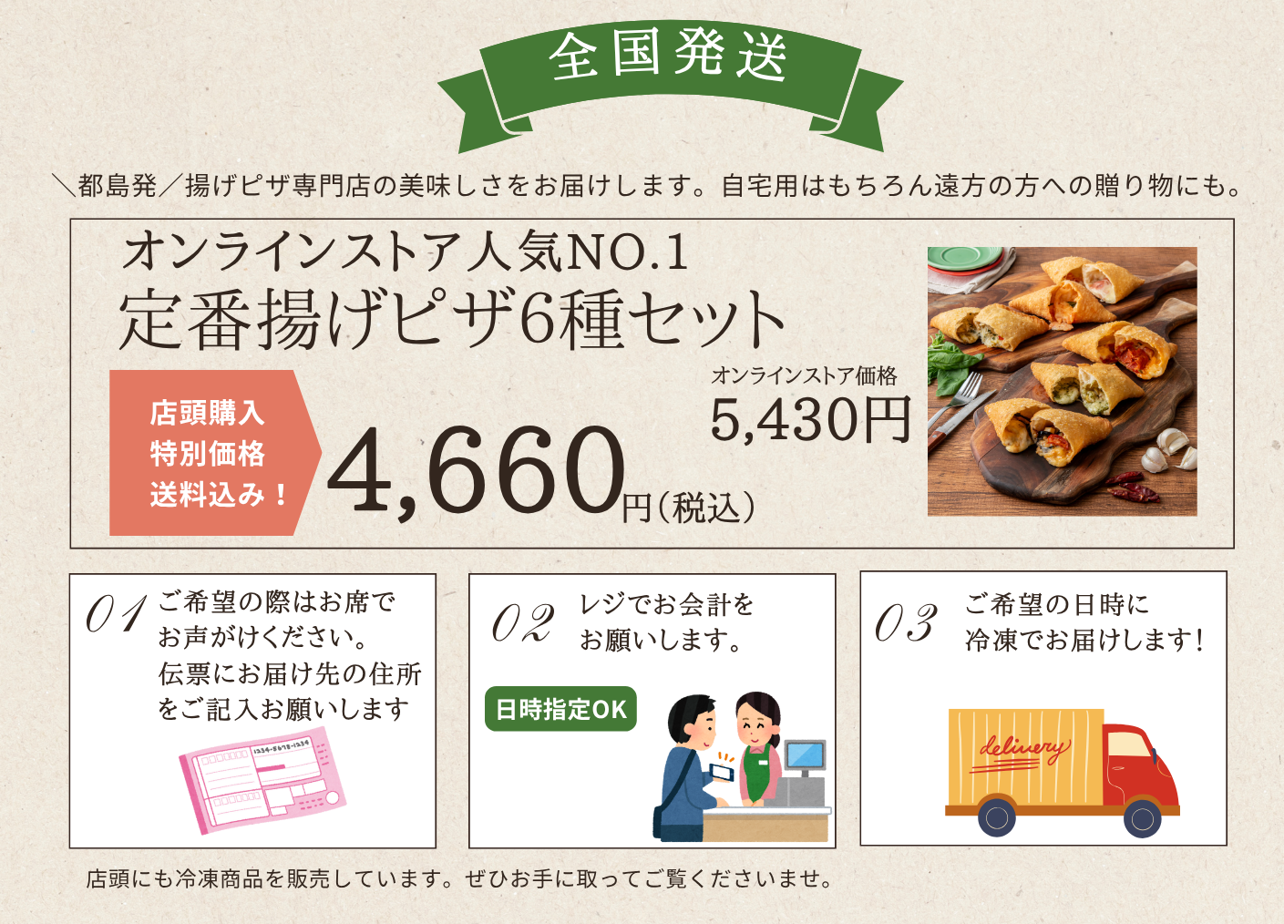 全国発送受付方法